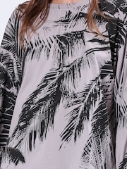 Religion Black Oversized Epidote Batwing Top With Hand Embellishment - Image 3 of 6