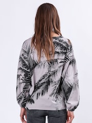 Religion Black Oversized Epidote Batwing Top With Hand Embellishment - Image 5 of 6