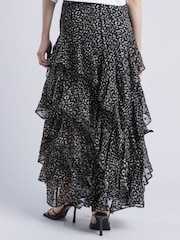 Religion Black Scarlet Full Drill Maxi Skirt In Cute Polka Dot - Image 4 of 6