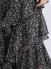 Religion Black Scarlet Full Drill Maxi Skirt In Cute Polka Dot - Image 6 of 6