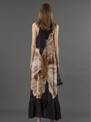 Religion Twist Maxi Dress In Large Floral Print - Image 2 of 6