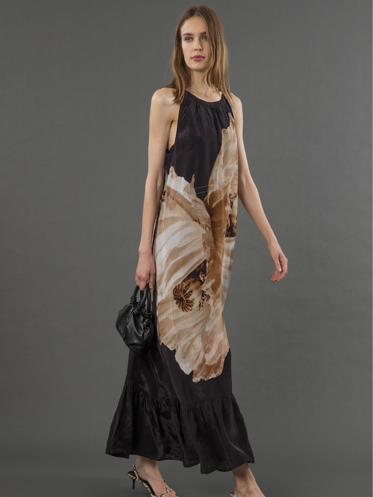 Religion Twist Maxi Dress In Large Floral Print - Image 6 of 6