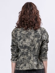 Religion Green Revelation Utility 100% Cotton Cargo Jacket - Image 5 of 6