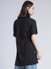 Religion Black Heart 100% Cotton Dress With Slogan Rock N Roll And Beading - Image 2 of 5
