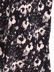 Religion Black Element Bias Cut Maxi Slip Dress In Linen Mix - Image 4 of 6