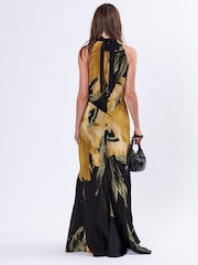 Желтый - Religion Valeria Column Maxi Dress With Large Floral Print - Image 3 of 6