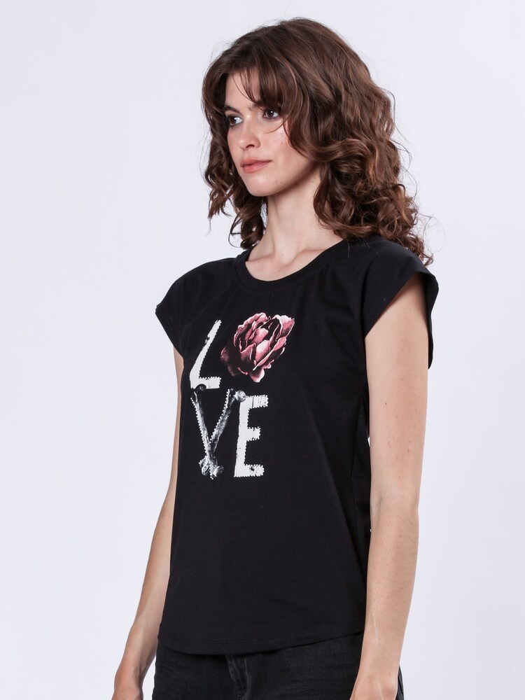 Religion Black Spirit 100% Cotton T-Shirt With Love Graphic - Image 4 of 6