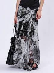 Religion Black Tanzanite Handkerchief Maxi Skirt - Image 2 of 6