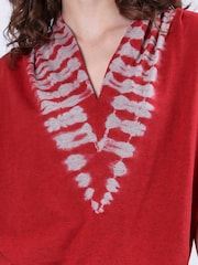 Religion Red Forever Top With Tie Dye 100% Cotton T-Shirt - Image 3 of 6