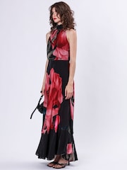 Religion Pink Valeria Column Maxi Dress With Large Floral Print - Image 6 of 6