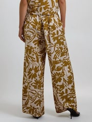 Religion Yellow Element Trousers In Bright Floral Print - Image 3 of 6