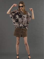 Religion Natural Mystic Blouse In Animal Print - Image 2 of 6