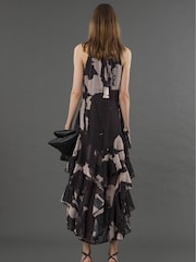 Religion Black Taylor Maxi Dress With Full Frill Skirt - Image 2 of 6