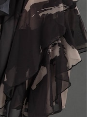 Religion Black Taylor Maxi Dress With Full Frill Skirt - Image 6 of 6