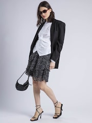 Religion Black Decoy Mini Skirt With Frill Detail - Image 6 of 6