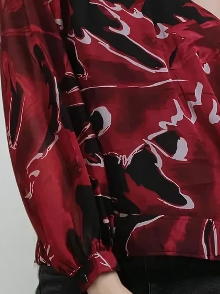 Religion Red Julia One Shoulder Top - Image 6 of 6