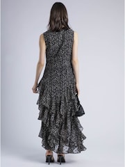 Religion Black Maya Maxi Shirt Dress In Cute Polkadot - Image 4 of 6