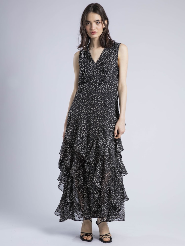 Religion Black Maya Maxi Shirt Dress In Cute Polkadot - Image 6 of 6 Religion Black Maya Maxi Shirt Dress In Cute Polkadot - Image 6 of 6