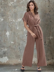 Religion Garnet Jumpsuit With Wrap Top - Imagen 1 de 6