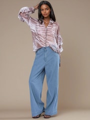 Religion Natural Oversized Callisto Blouse With Frills - Image 2 of 6