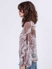 Religion Natural Oversized Callisto Blouse With Frills - Image 4 of 6