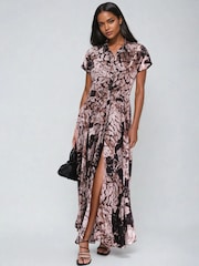 Religion Natural Mystic Maxi Shirt Dress In Animal Print - Image 2 of 6