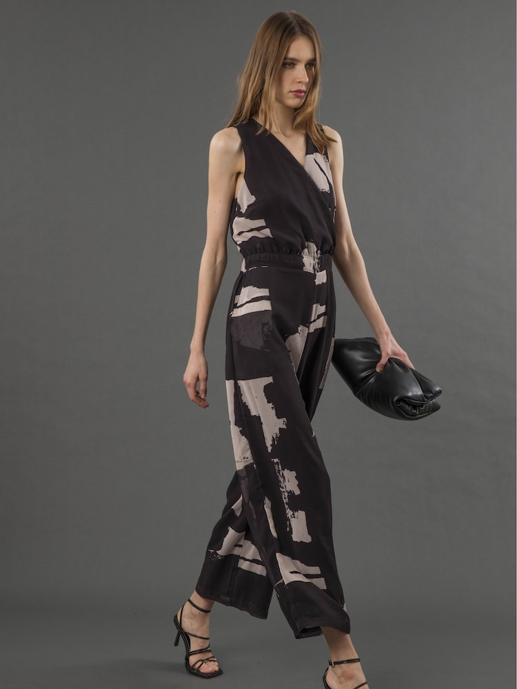 Negro - Religion Taylor Jumpsuit With Elasticated Waist And Pockets - Imagen 2 de 6