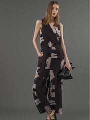 Negro - Religion Taylor Jumpsuit With Elasticated Waist And Pockets - Imagen 6 de 6