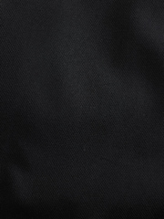 Black Muscle Fit Motionflex Textured Tuxedo Trousers With Side Tape - Image 10 of 12