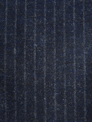 Azul marino - Regular Tapered Fit Nova Fides Smart Stripe Trousers With Wool - Imagen 8 de 10