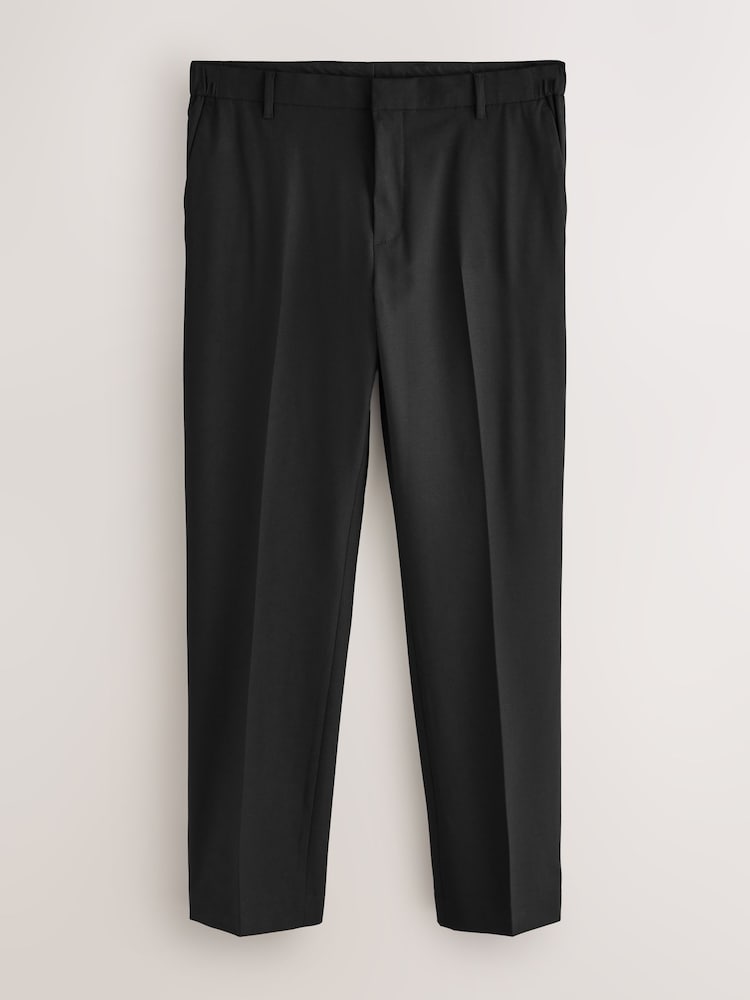 Negro - Corte slim - Motionflex Textured Tuxedo Trousers With Side Tape - Imagen 1 de 5