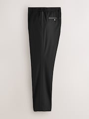 Negro - Corte slim - Motionflex Textured Tuxedo Trousers With Side Tape - Imagen 2 de 5