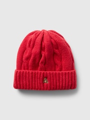 Gap Red CashSoft Brannan Bear Cable-Knit Beanie (Newborn-3yrs) - Image 1 of 1