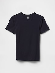 Gap Navy Blue CloseKnit Jersey Short Sleeve Crew Neck T-Shirt - Image 4 of 4