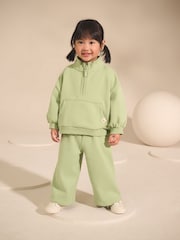 Sage Green Half Zip Sweatshirt (3mths-7yrs) - Image 2 of 5