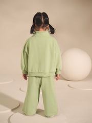 Sage Green Half Zip Sweatshirt (3mths-7yrs) - Image 3 of 5