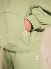 Sage Green Half Zip Sweatshirt (3mths-7yrs) - Image 5 of 5