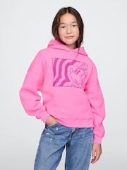 Розовый Minnie Mouse™ - Gap Disney Винтажная мягкая худи больших размеров (4-13лет) - Image 1 of 5