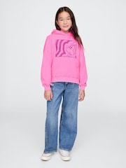 Розовый Minnie Mouse™ - Gap Disney Винтажная мягкая худи больших размеров (4-13лет) - Image 3 of 5