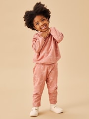 MORI Pink Ballerina Cotton & Bamboo Joggers - Image 1 of 5