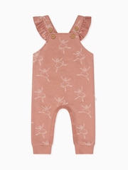 MORI Pink Ballerina Viscose Cotton Blend Dungarees - Image 1 of 2