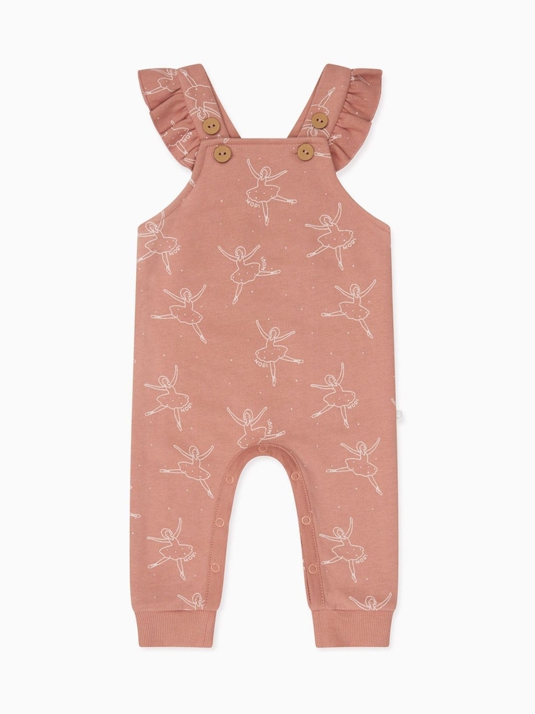 MORI Pink Ballerina Viscose Cotton Blend Dungarees - Image 1 of 2