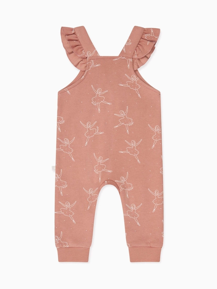 MORI Pink Ballerina Viscose Cotton Blend Dungarees - Image 2 of 2
