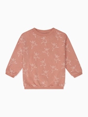 MORI Pink Ballerina  Cotton & Bamboo Sweatshirt - Image 3 of 4