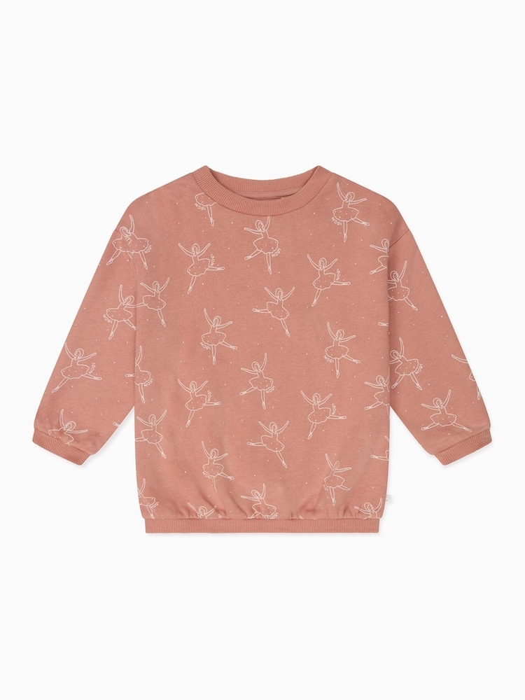 MORI Pink Ballerina Viscose Cotton Blend Sweatshirt - Image 3 of 4