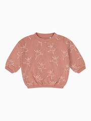 MORI Pink Ballerina  Cotton & Bamboo Sweatshirt - Image 4 of 4