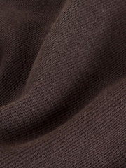 Brown Pleated Denim Mini Skirt - Image 7 of 7