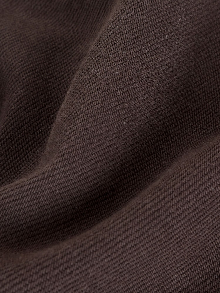 Brown Pleated Denim Mini Skirt - Image 7 of 7