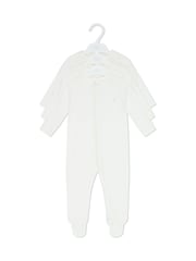 MORI Viscose Cotton Blend 3 Pack Sleepsuits - Image 3 of 3