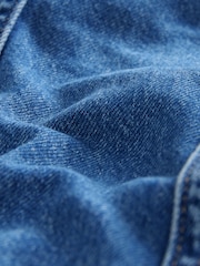 Dark Blue Denim Maxi Shirt Dress - Image 6 of 8
